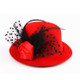 Pet European Gentleman Hat Pet Headwear Hat(Red)