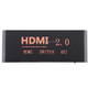 4X1 4K/60Hz HDMI 2.0 Switch with Remote Control, EU Plug