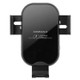 MOMAX CM16 15W Smart Gravity Sensor Wireless Charging Rotatable Car Bracket with QC 3.0 Dual USB Port Car Charger