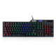 Ajazz AK35I Multimedia Knob Gaming RGB Backlight Alloy Machinery Keyboard (Blue Axis)