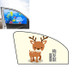 Car Cartoon Magnetic Sunshade Sunscreen Telescopic Collapsible Sunshield, Size:Driving(Fawn)