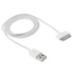 1m 30 Pin to USB Data Charging Sync Cable, For Galaxy Tab 7.0 Plus / Galaxy Tab 7.7 / Galaxy Tab 7 / P1000 / Galaxy Tab 10.1 / P7100 / Galaxy Tab 8.9 / P7300 / Galaxy Tab 10.1 / Galaxy Note 10.1 / Galaxy Note 8.0(White)