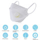 [HK Warehouse] 10 PCS KN95 KF94 Breathable Respirator Dustproof Antiviral Anti-fog Willow Leaf Shaped Protective Face Mask with Breath-Valve Filter