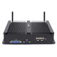 HYSTOU H4-I5-8250U Fanless Mini Industry PC Intel Core i5-8250U Processor Quad Core up to 1.6GHz, RAM: 16G, ROM: 256G, Support Win 7 / 8 / 10 / Linux(Black)