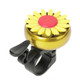 5 PCS Bicycle Bell Flower Aluminum Bell(Yellow)
