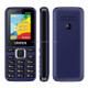 UNIWA E1801 Mobile Phone, 1.77 inch, 800mAh Battery, 21 Keys, Support Bluetooth, FM, MP3, MP4, GSM, Dual SIM (Blue)