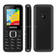 UNIWA E1801 Mobile Phone, 1.77 inch, 800mAh Battery, 21 Keys, Support Bluetooth, FM, MP3, MP4, GSM, Dual SIM (Black)