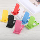 100 PCS Mini Universal Adjustable Foldable Phone Desk Holder, For iPhone, iPad, Samsung, Huawei, Xiaomi other Smartphones and Tablets, Random Color Delivery