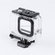 For GoPro HERO8 Black 45m Waterproof Housing Protective Case with Buckle Basic Mount & Screw (Transparent)