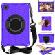 For Xiaomi Mi Pad 4 Plus Spider King EVA Protective Case with Adjustable Shoulder Strap & Holder(Purple)