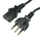 3 Prong AC Desktop PC Italy Standards Power Cord, Cable Length: 1.5m