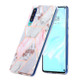 For Huawei P30 Hot Stamping Geometric Marble IMD Craft TPU Protective Case(Hexagon)