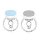 Wearable Automatic Breast Pump Massage Hands-free Invisible Wireless Large Suction Breast Pump S10 - English - White Blue