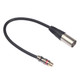 TR026K17-03 RCA Female to XLR Male Audio Cable, Length: 0.3m