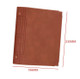 A5 Faux Leather Loose-leaf Grid Notebook, Style:Cornell Horizontal Wire Inner Core(Brown)