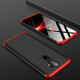 For Xiaomi Redmi Note 8 Pro GKK Three Stage Splicing Full Coverage PC Protective Case(Black Red)