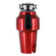 Garbage Disposal Home Kitchen Food Treatment Machine Sink Kitchen Waste Shredder, EU Plug, Style: A8 Air Switch(Red )