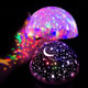 Stars Starry Sky LED Battery USB  Night Light Projector Luminaria Moon Novelty Table Night Lamp for Children(Blue)