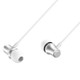 Borofone BM29 3.5mm Gratified Universal Business Headset In-ear Earphones with Mic & Line Control (White)