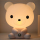 Baby Bedroom Lamps Night Light Cartoon Pets Pvc Plastic Sleep Led Kid Lamp Bulb panda(US)