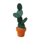 Novelty DIY Cactus Coaster Anti-skid Insulation Tea Pad Home Storage Desktop Multi-function Decoration