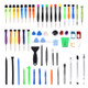 60 in 1 Professional Screwdriver Repair Open Tool Kit with SIM Card Adapter Set for Mobile Phones