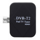 VVB-T2 Micro USB 2.0 Mobile Watch DVB-T2 TV Tuner Stick for Android Phone / Pad, Support Android 4.0.3 Above(Black)