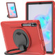 For Samsung Galaxy Tab S6 T860 Shockproof TPU + PC Protective Case with 360 Degree Rotation Foldable Handle Grip Holder & Pen Slot(Red)