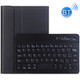 For iPad Mini 4 Ultra-thin ABS Bluetooth Keyboard Horizontal Flip Leather Case with Holder (Black)