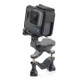 GP433 Bicycle Motorcycle Handlebar Mount for GoPro HERO7 /6 /5 /5 Session /4 Session /4 /3+ /3 /2 /1 / Fusion, Xiaoyi and Other Action Cameras(Black)