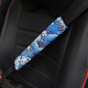 Car Seat Belt Protective Cover(Sea Wave Blue)