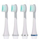 4 PCS Toothbrush Heads and Caps for Mornwell D01/D02 Electric Toothbrushes(White D901)