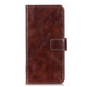 For LG K50S Retro Crazy Horse Texture Horizontal Flip Leather Case with Holder & Card Slots & Photo Frame & Wallet(Brown)