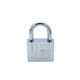 4 PCS Square Blade Imitation Stainless Steel Padlock, Specification: Short 40mm Open