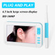 P20 4.3 Inch Screen Display HD1080P Visual Earspoon Endoscope with 6 LEDs, Diameter:5.5mm