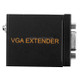 VGA Signal to RJ45 Signal Extender Transmitter + Receiver Converter Ethernet Cable, Transmission Distance: 60m