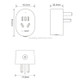 Huawei Chint Sunrise6-111W WiFi Smart Socket (White)