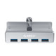 ORICO  MH4PU-P Aluminum Alloy 4 Ports USB3.0 Clip-type HUB(Silver)