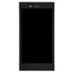 LCD Screen and Digitizer Full Assembly with Frame for BlackBerry Z3 (Black)