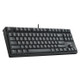 Rapoo V860 Desktop Wired Gaming Mechanical Keyboard, Specifications:87 Keys(Tea Shaft)