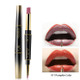 QIC Q909 2 in 1 Lipstick + Lipliner Makeup Long Lasting Cosmetics Lip Rouge(11-Pumpkin)