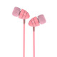 JOYROOM EL112 Conch Shape 3.5mm In-Ear Plastic Earphone with Mic, For iPad, iPhone, Galaxy, Huawei, Xiaomi, LG, HTC and Other Smart Phones(Pink)