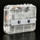 Tonivent TON007T Portable Bluetooth Tape Cassette Player, Support FM / Bluetooth Input and Output(Transparent)