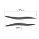 2 PCS / Set Carbon Fiber Car Lamp Eyebrow Decorative Sticker for Lexus IS250/ IS300 2006-2012, Drop Glue Version