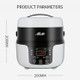 COOLBOX Vehicle Multi-function Mini Rice Cooker Capacity: 2.0L, Version:12V Current-limiting