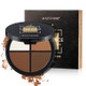 MAYCHEER V-Line Face 4 Colors Facial Makeup Highlighter Bronzer Shading Powder Palette Cosmetic(Dark Brown)