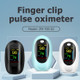 2 PCS ZM-700-02 TFT Fingertip Oximeter Blood Oxygen Saturation Detector,Ramdom Color Delivery