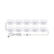 LED Makeup Mirror Light Beauty Fill Light Hand Sweep Sensor Mirror Front Light, Power source: 10 Bulbs(Natural White)