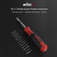 Original Xiaomi wiha Lift-style Elasticity 26 in 1 Multifunctional Portable Screwdriver(Black Red)