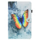For Amazon Fire HD 8 2015 / 2016 / 2017 / 2018 Animal Pattern Horizontal Flip Leather Case with Holder & Card Slots & Photo Frame & Sleep / Wake-up Function(Color Butterfly)